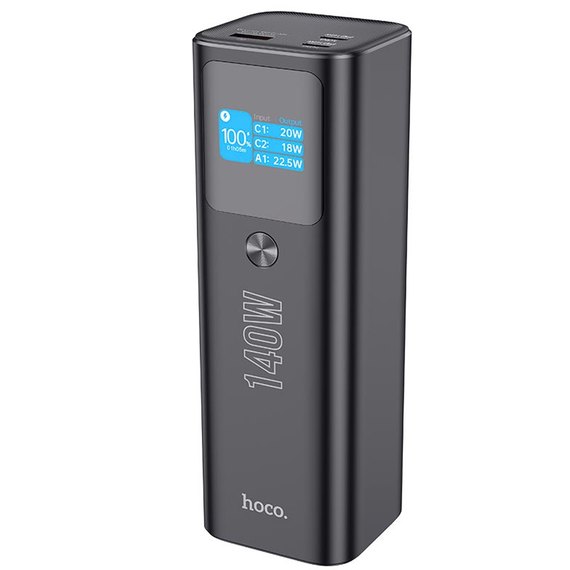 Повербанк HOCO Q17 Electric PD140W 25000 mAh Black (6942007602075)