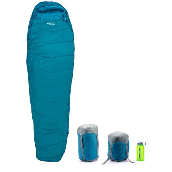 Спальный мешок Pinguin Trekking (1/-5°C), 190 см - Left Zip, Petrol (PNG 238365), Сторона застежки: Левая, Полная длина, см: 190 см, Цвет : Petrol, изображение 2
