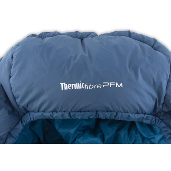 Спальный мешок Pinguin Trekking PFM (1/-5°C), 175 см - Left Zip, Petrol (PNG 238761), Сторона застежки: Левая, Полная длина, см: 175 см, Цвет : Petrol, изображение 2