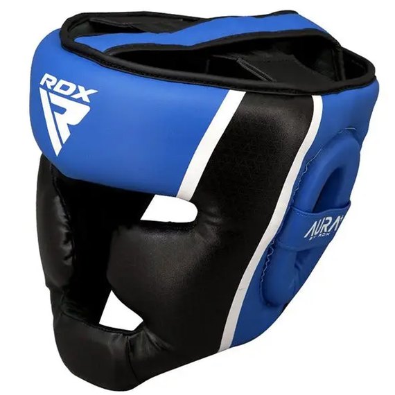 Боксерский шлем RDX AURA PLUS T-17 Blue/Black S (HGR-T17UB-S+), Розмір: S, Колір: Blue/Black, зображення 2