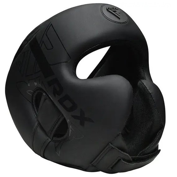 Боксерський шолом RDX F6 KARA Matte Black L (HGR-F6MB-L), Розмір: L, Колір: Black, зображення 5