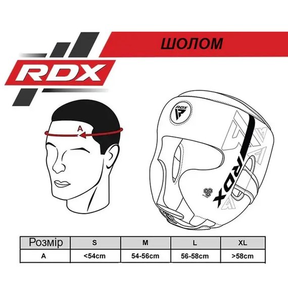 Боксерський шолом RDX F6 KARA Matte White XL (HGR-F6MW-XL), Розмір: XL, Колір: Matte White, зображення 4