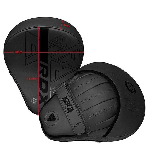 Лапы боксерские RDX F6 KARA Matte Black (FPR-F6MB), Цвет: Matte Black, изображение 2
