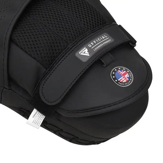 Лапы боксерские RDX FOCUS PAD AURA PLUS T-17 Black Golden (FPR-T17BGL+), изображение 4