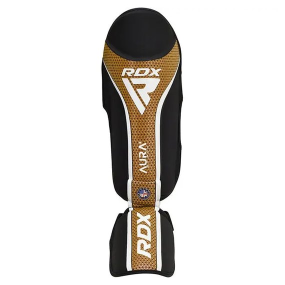 Защита голени и стопы RDX SHIN INSTEP AURA PLUS T-17 Black Golden L (SGR-T17BGL-L+), Размер: L, изображение 5