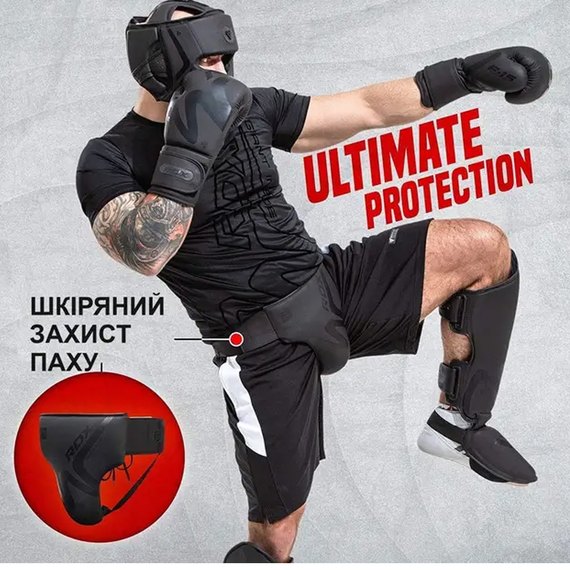 Защита паха RDX T15 Noir Abdo Guard Matte Black L (GDR-T15MB-L), Размер: L, изображение 5