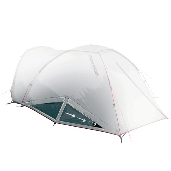Палатка High Peak Kira 4.1 Deep Forest (10374) 930593, Вместимость: Четырёхместные, изображение 8