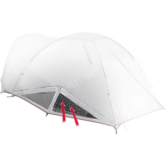 Палатка High Peak Nevada 4.1 Deep Forest (10352) 930591, Вместимость: Четырёхместные, изображение 9