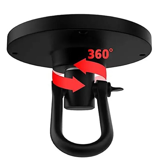 Пневмогруша боксерська RDX F6 KARA SPEED BALL + swivel Matte Red (2SBR-F6MR), Колір: Чорний/Червоний, зображення 4