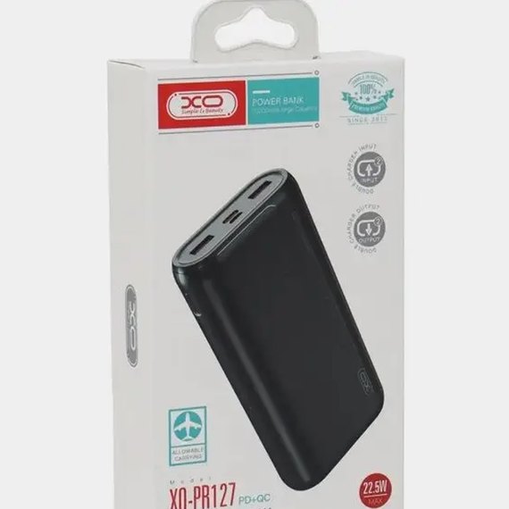 Повербанк XO PR127 20000 mAh Black (6920680876372), Цвет : Чёрный, изображение 5