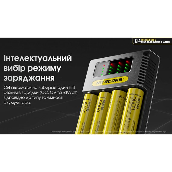 Зарядное устройство Nitecore Ci4 четырехканальное (6-1473_4), изображение 11