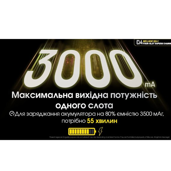 Зарядное устройство Nitecore Ci4 четырехканальное (6-1473_4), изображение 5