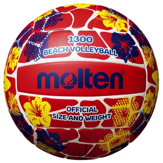 М'яч для пляжного волейболу  Molten V5B1300-FR, Колір: Червоний