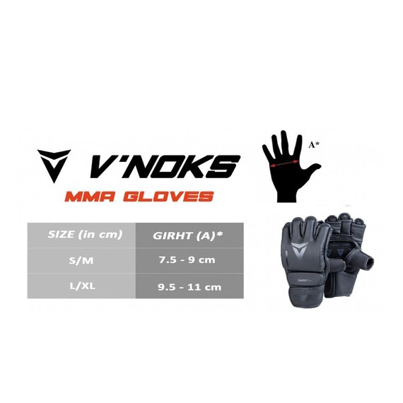 Перчатки для MMA V`Noks Ultima Black L/XL (3491_60230), Размер: L/XL, изображение 6