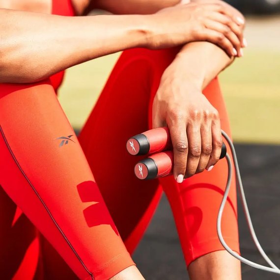 Скакалка Reebok Premium Skipping Rope чорний/червоний 2.8 м (RARP-12021), зображення 3