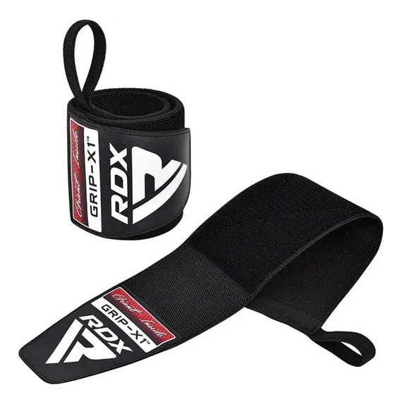 Бинти для зап'ястя (кистьові бинти) RDX W3 Gym Wrist Wraps Full Black (WAH-W3FB)