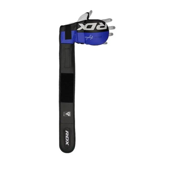Перчатки для ММА RDX T6 Plus Rex Blue XL (GGR-T6U-XL+), Размер: XL, Цвет: Чёрный/Синий, изображение 5