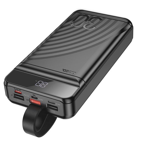 Повербанк HOCO Element J123B 30000 mAh 22.5W Black (000010598), Ёмкость: 30 000 mAh, изображение 3