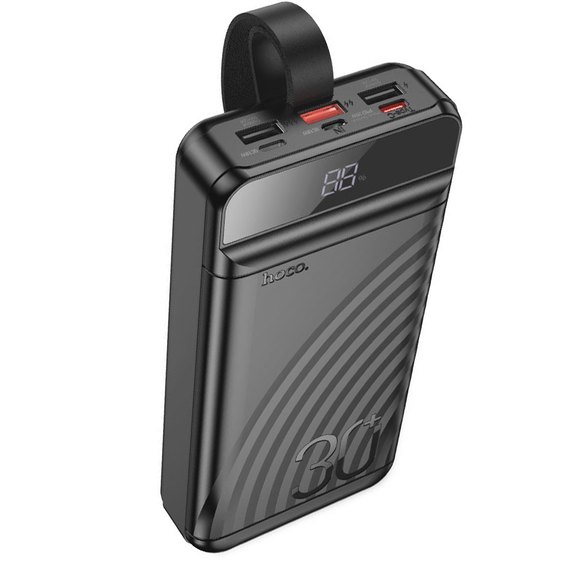 Повербанк HOCO Element J123B 30000 mAh 22.5W Black (000010598), Ёмкость: 30 000 mAh, изображение 4