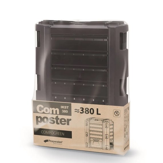 Компостер Prosperplast Compogreen, черный, 380 л (5905197595498), изображение 9