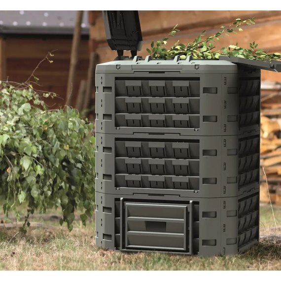 Компостер Prosperplast Compogreen Vario, черный, 950 л (5905197574943), изображение 4