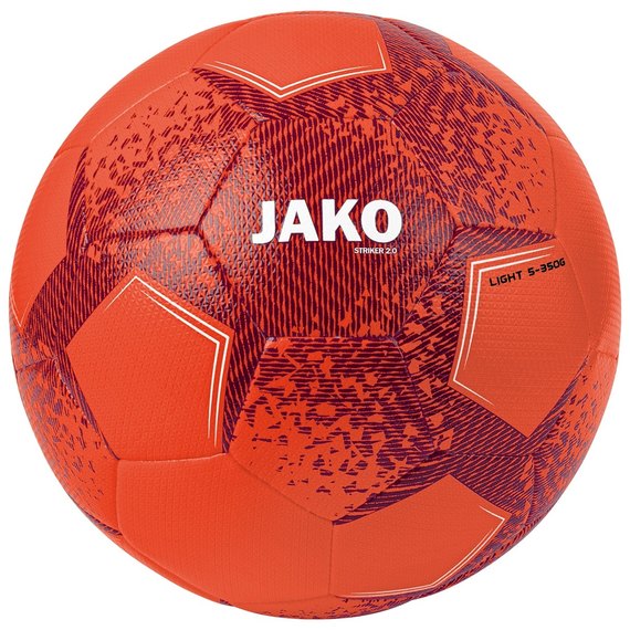 Мяч футбольный Jako Striker 2.0 оранжевый size 5 (2304-713), Размер: 5, Цвет: Оранжевый