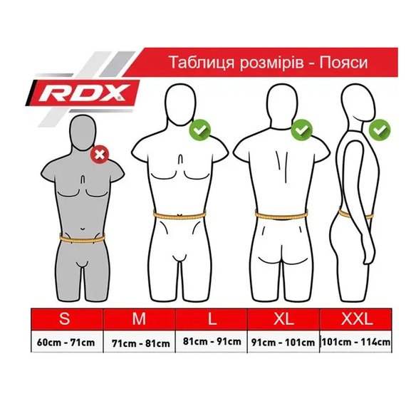 Пояс для тяжелой атлетики RDX 6 кожа Black Gold S (WBS-6RB-S), Размер: S, Цвет: Black Gold, изображение 11