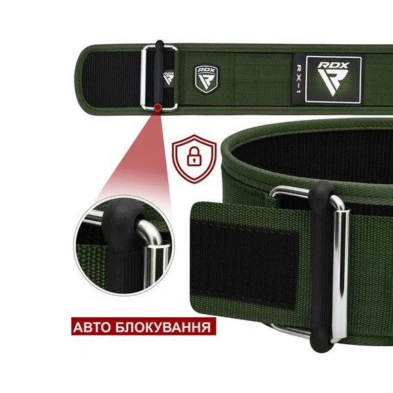 Пояс для тяжелой атлетики RDX RX1 Weight Lifting Belt Black XL (WBS-RX1B-XL), Размер: XL, Цвет: Black, изображение 9