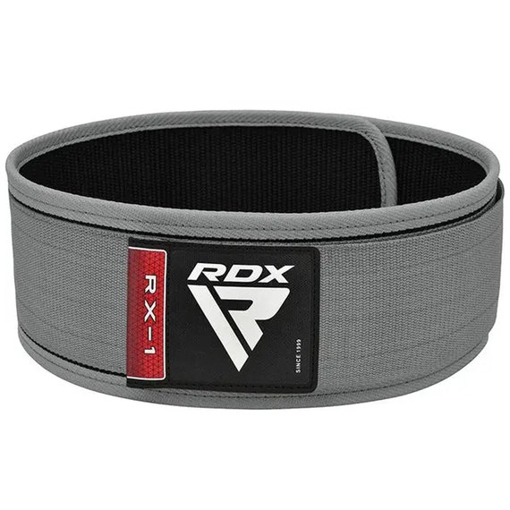 Пояс для тяжелой атлетики RDX RX1 Weight Lifting Belt Grey M (WBS-RX1G-M), Розмір: M, Колір: Belt Grey, зображення 3