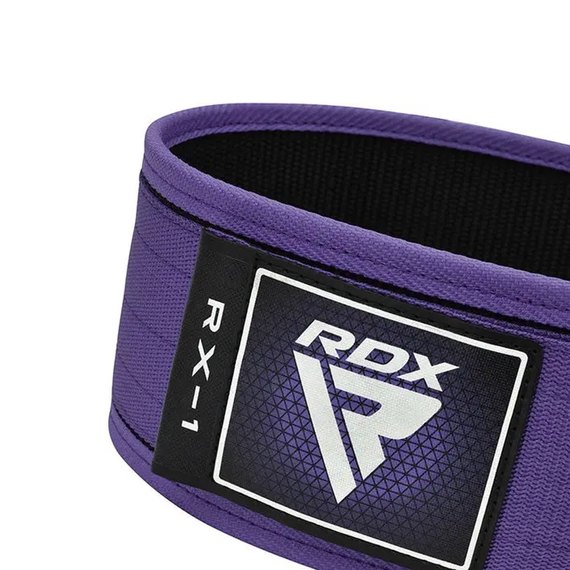 Пояс для тяжелой атлетики RDX RX1 Weight Lifting Belt Purple S (WBS-RX1PR-S), Размер: S, Цвет: Фиолетовый, изображение 5