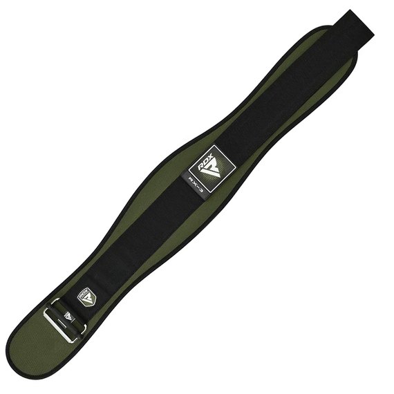 Пояс для тяжелой атлетики RDX RX3 EVA Curve неопрен Army Green S (WBE-RX3AG-S), Размер: S, Цвет: Green, изображение 5