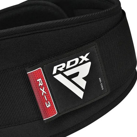 Пояс для важкої атлетики RDX RX3 EVA Curve неопрен Black M (WBE-RX3B-M), Розмір: M, Колір: Black, зображення 8