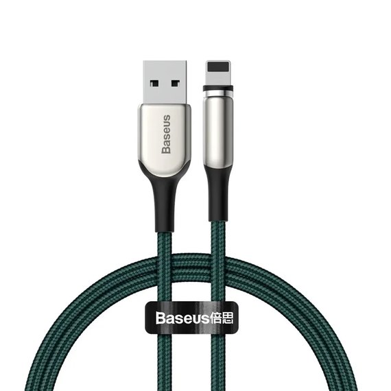 Кабель Baseus Lightning Zinc Magnetic Charging 1m, 2A Green (000005025), Цвет: Green