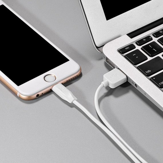 Кабель Hoco Lightning X1 2m White (000000272), изображение 4
