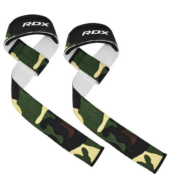 Лямки для тяги RDX W1 Gym Single Strap Camo Green Plus (WAN-W1CGN+), Цвет : Camo Green, изображение 2