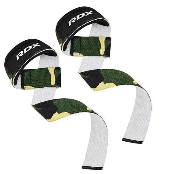 Лямки для тяги RDX W1 Gym Single Strap Camo Green Plus (WAN-W1CGN+), Цвет : Camo Green, изображение 3