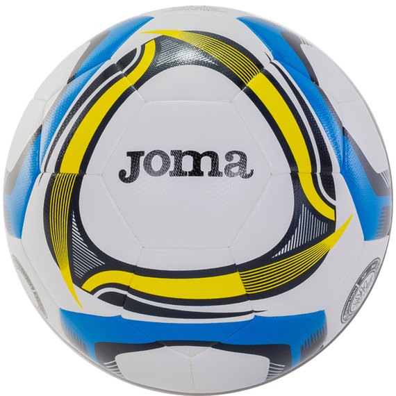 Мяч футбольный Joma Hibrid Ultra-Light белый/синий/желтый size 4 (400532.907.4)