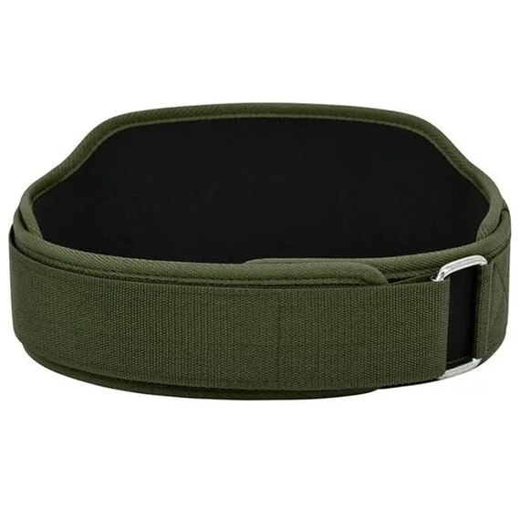 Пояс для тяжелой атлетики RDX RX5 Double Belt неопрен Army Green S (WBD-RX5AG-S), Размер: S, Цвет: Green, изображение 4