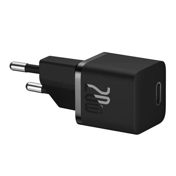 Зарядное устройство Baseus GaN5 Fast Charger (mini) 1C 1Type-C, QC/PD, 20W Black (000009750), изображение 4