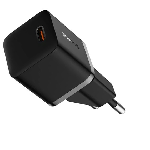 Зарядное устройство Baseus GaN5 Fast Charger (mini) 1C 1Type-C, QC/PD, 20W Black (000009750), изображение 7