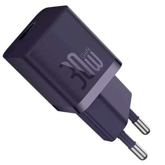 Зарядное устройство Baseus GaN5 Fast Charger (mini) 1C 1Type-C, QC/PD, 30W Black (000009751), изображение 4