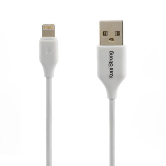 Кабель Koni Strong Lightning KS-59i White (000002636), Колір: White