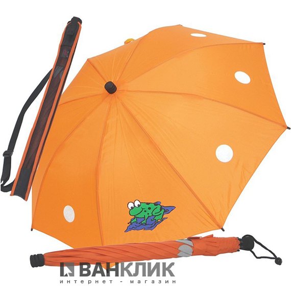 Зонт EUROSchirm Swing liteflex kids orange W2K69022/SU18182