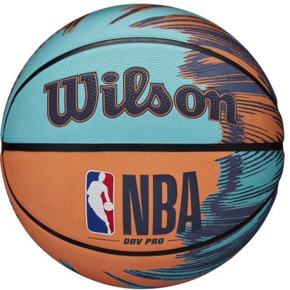 Мяч баскетбольный Wilson NBA DRV PRO Streak BSKT Blue/Orange size 7 (WZ3012501XB7)