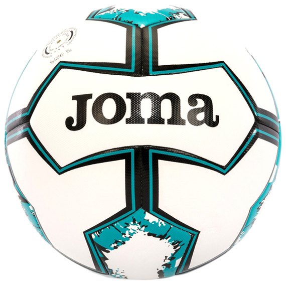 Мяч футбольный Joma Dynamic II белый/бирюзовый size 5 (400853.223)