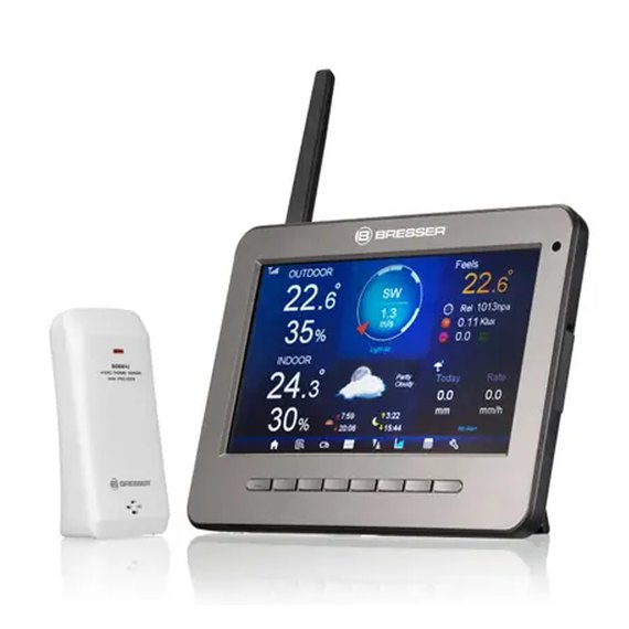 Метеостанция Bresser Professional WIFI HD TFT Color Weather Center 7-in-1 Sensor (7003500) 930586