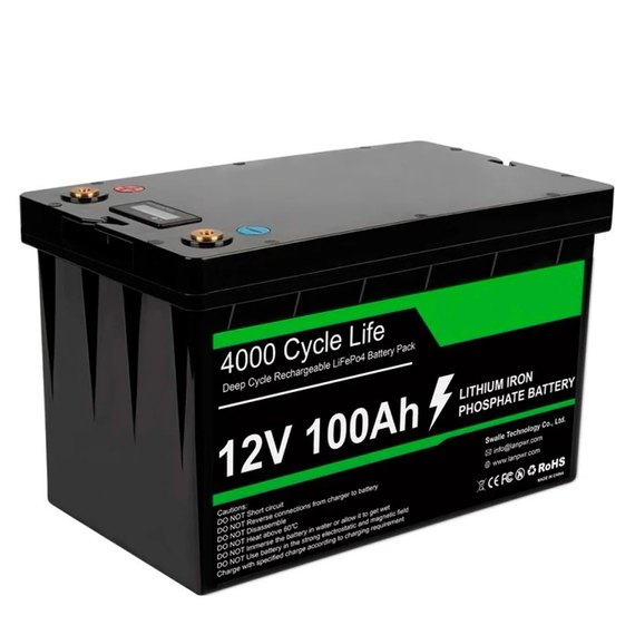 Аккумуляторная батарея LANPWR LFP24-100 BT (24V-100Ah, Bluetooth 5.0, 100A BMS)