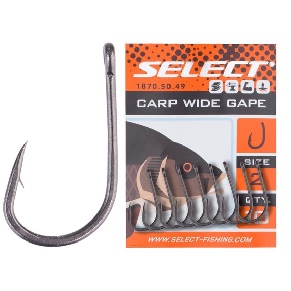 Гачок Select Carp Wide Gape #2 (10 шт/уп) (1870.50.49)