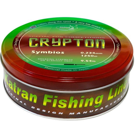 Леска Katran Crypton Symbios 1250m neon/brown 0.234mm 9.05lb/3.43kg (2500000214110), Разрывная нагрузка, lb : 9.05, Размотка, м : 1250, изображение 3