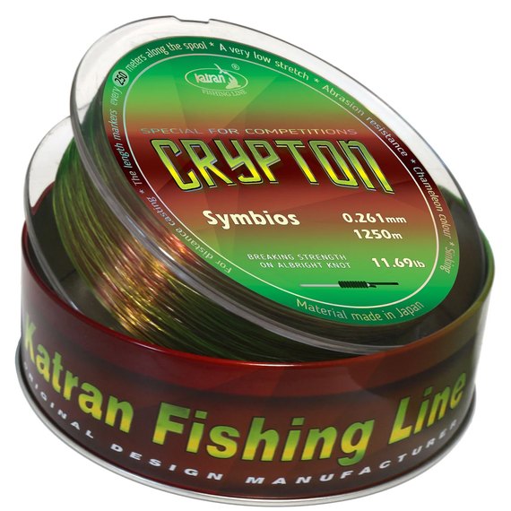 Леска Katran Crypton Symbios 1250m neon/brown 0.261mm 11.69lb/5.3kg (4262389020031), Разрывная нагрузка, lb : 11.69, Размотка, м : 1250, изображение 2